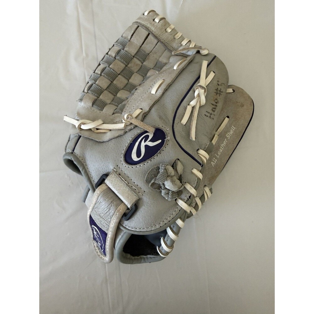 Rawlings Gold Glove Fastback 12” Softball Glove SCSB12PU Gray Purple RH Throw
